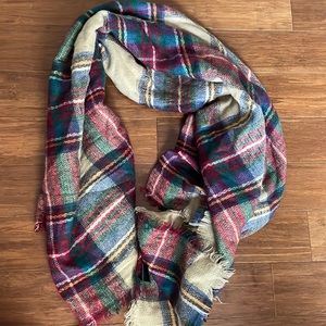 PLAID SCARF